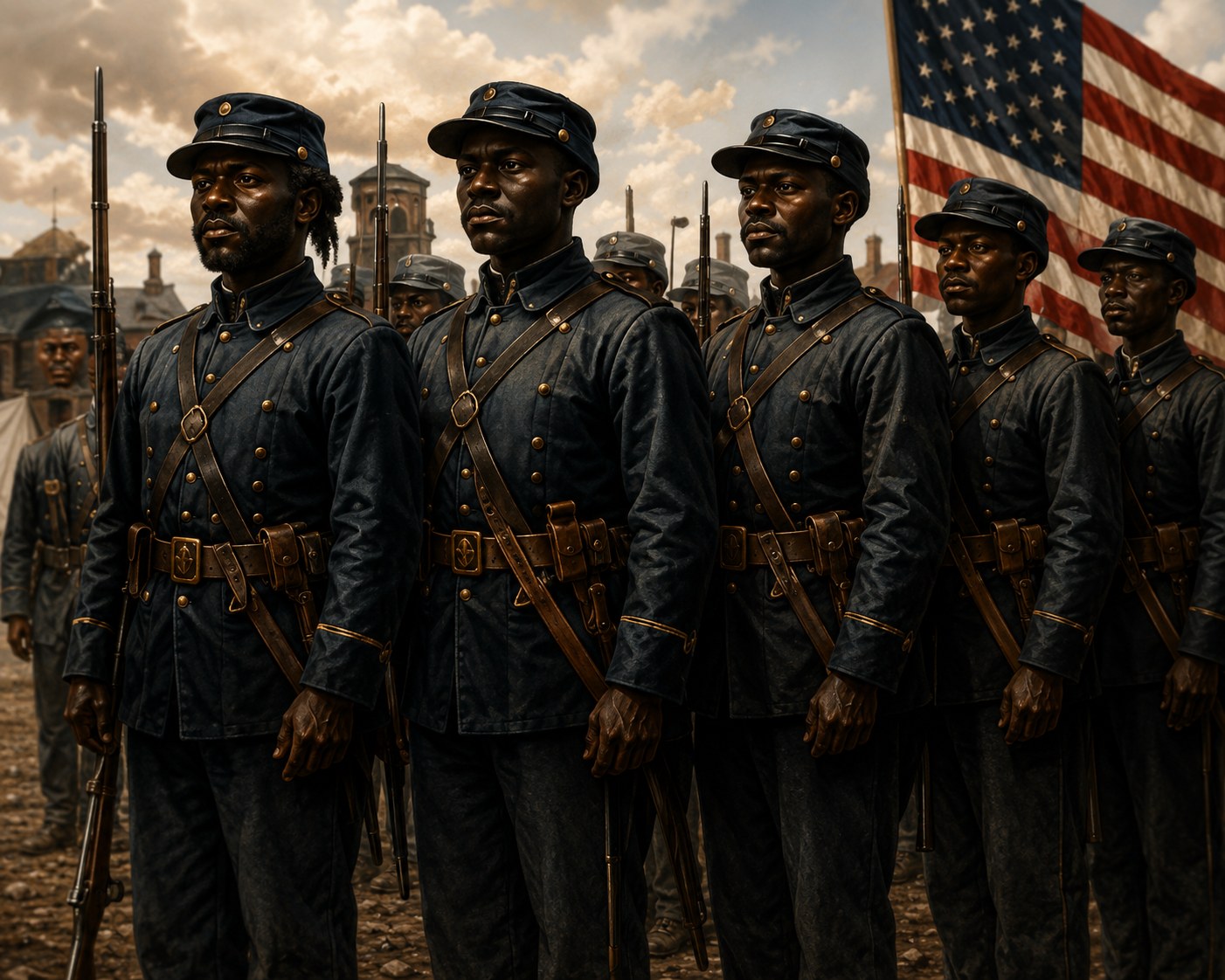 United States Colored Troops soldiers in uniform