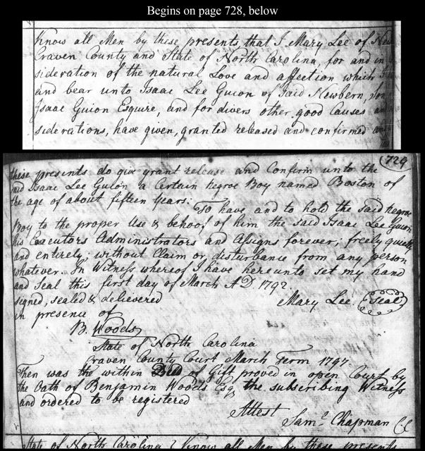 Gift of Boston, 1790s
