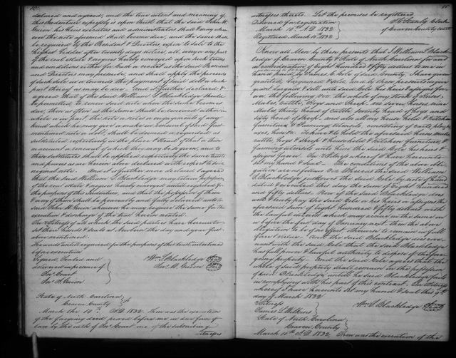 The 1832 Blackledge Trust Deed — Page Three