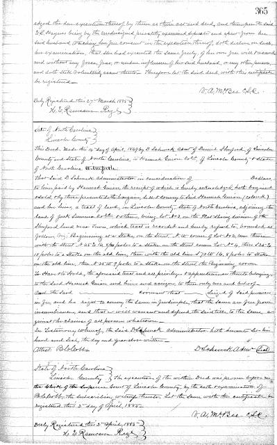 Administrator's Deed to Hannah Guion, 14 April 1869