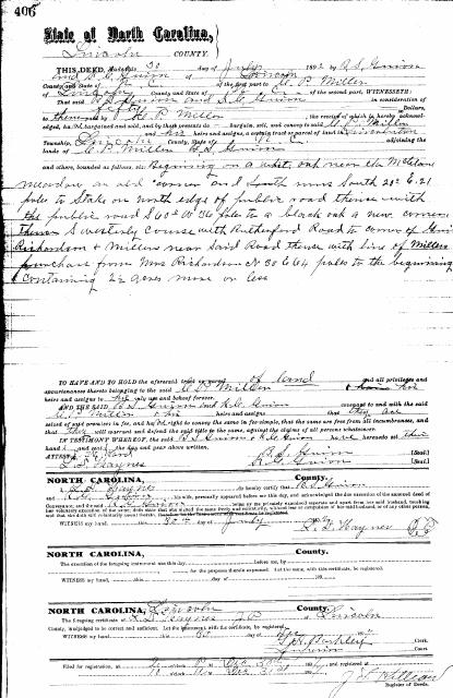 Benjamin & Kate Guion to C. P. Miller, 1892