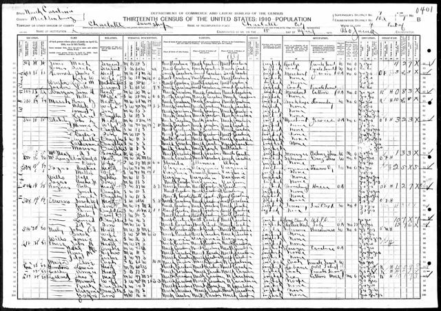 Elsie Walton — 1910 Census