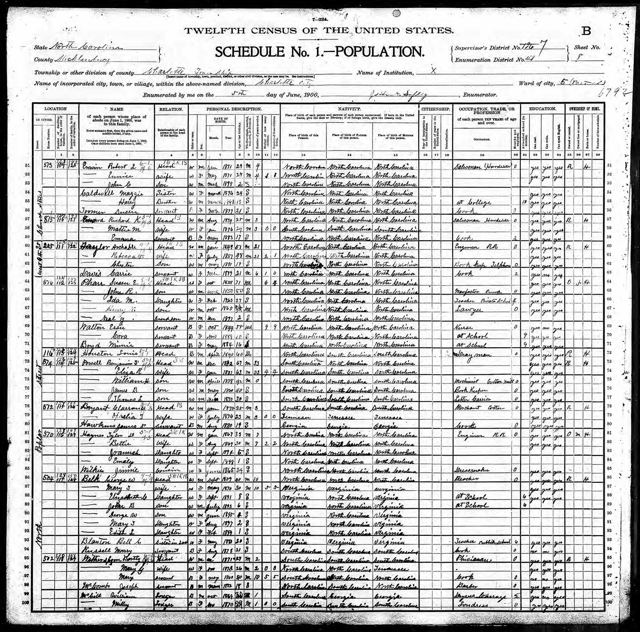 “Essie” Stuart — 1900 Census