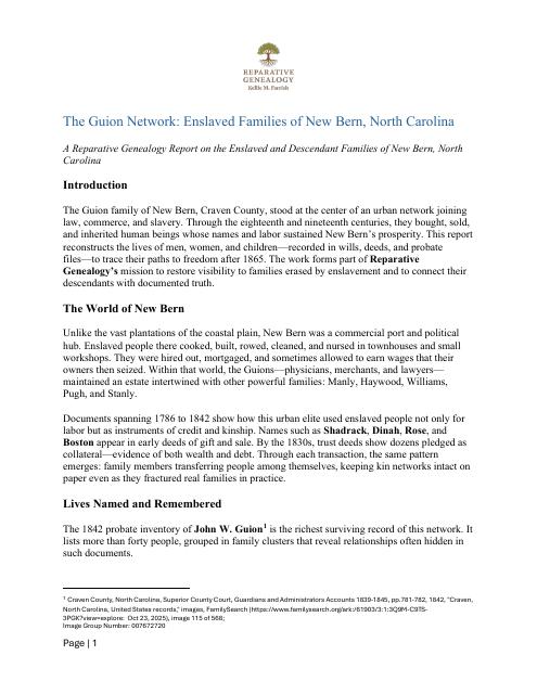 The Guion Network — Research Report (with footnotes)