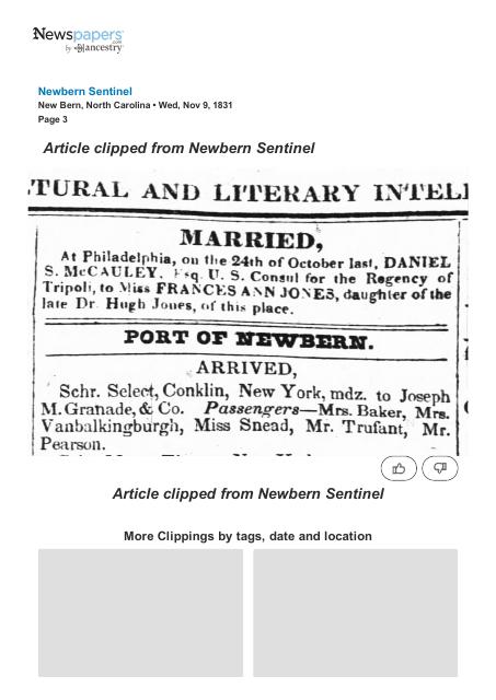 Newbern Sentinel — 9 November 1831
