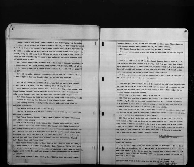 Ramsour Notice, 1945 — p. 3