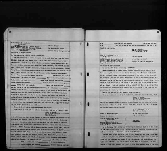Ramsour Notice, 1945 — p. 4