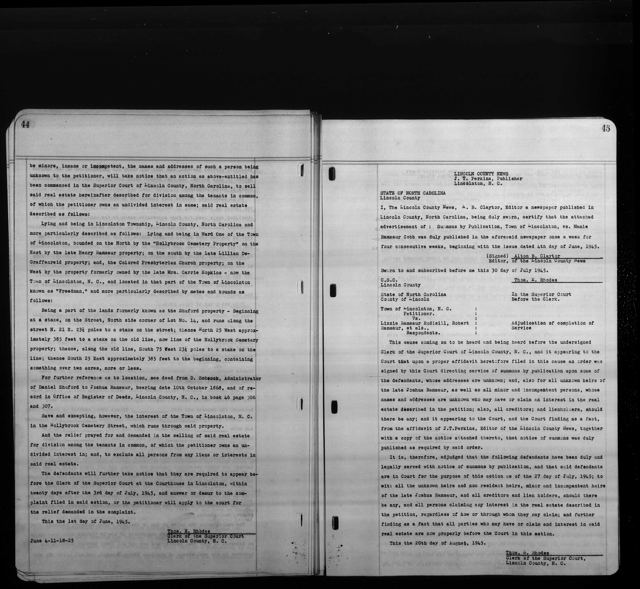 Ramsour Notice, 1945 — p. 7