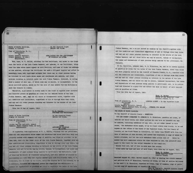 Ramsour Notice, 1945 — p. 8
